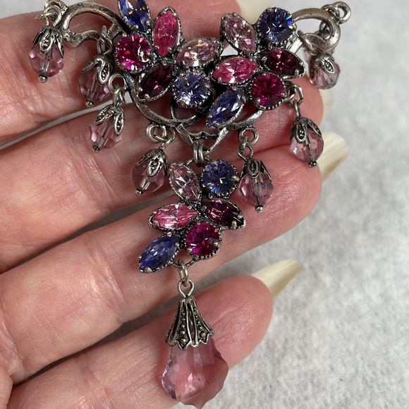 Kenny Ma Brooch Swarovski Crystals - Picture 8 of 9